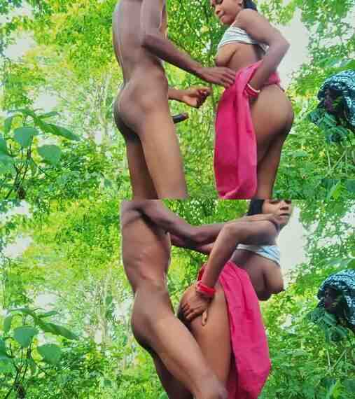 Amateur village indian aunty hd porn video nephew stand fucked outdoor HD
