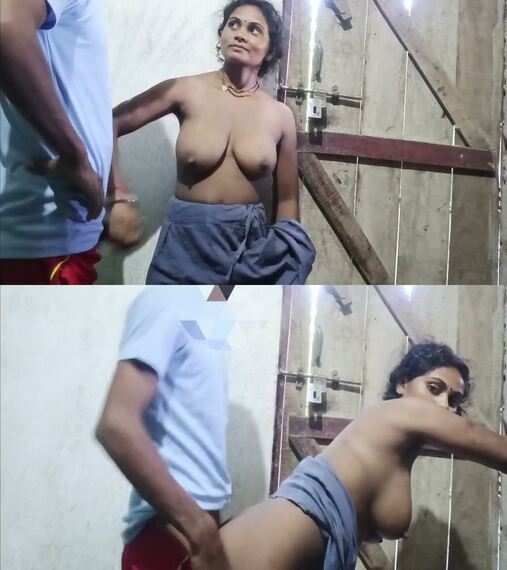 Desi amateur village big tits sexy bhabhi chudai doggy fucked dever