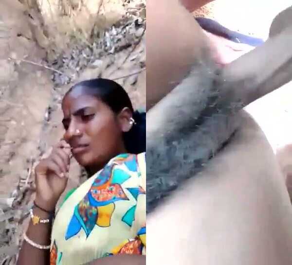 Amateur village sexy local aunty porn hairy pussy fucked bf outdoor